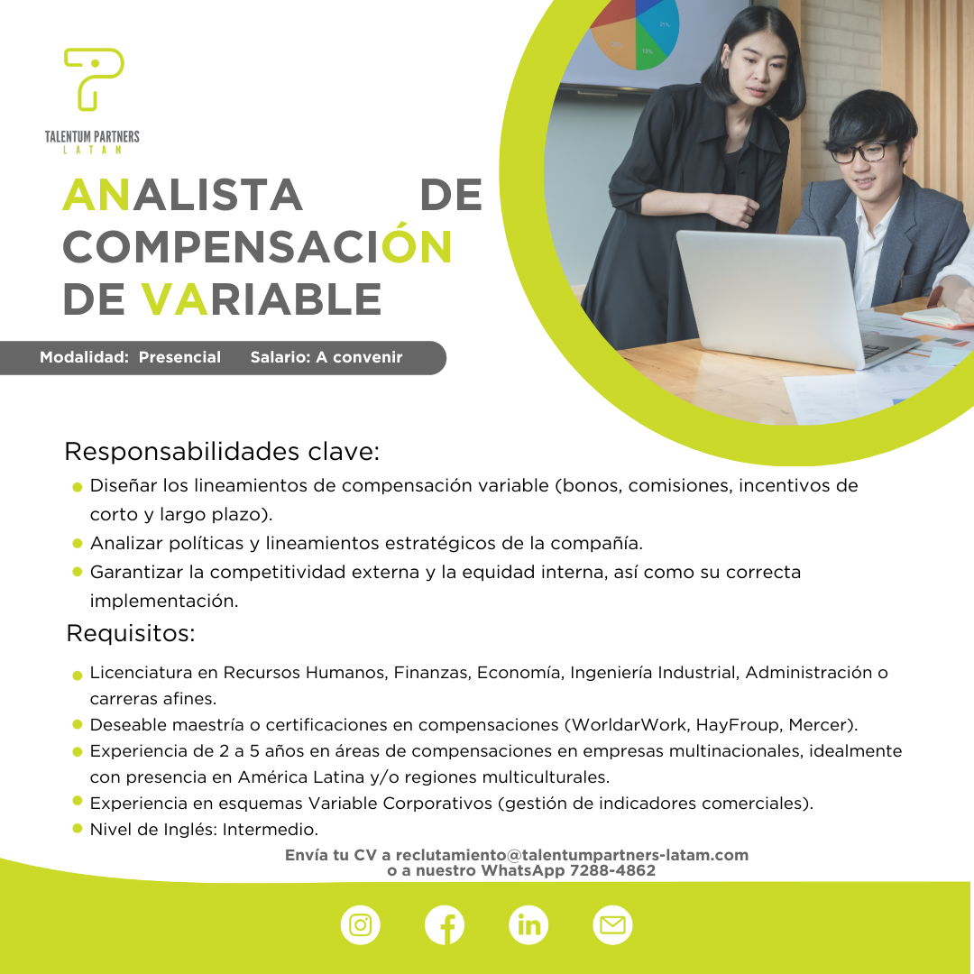 Analista de Compensación de Variables