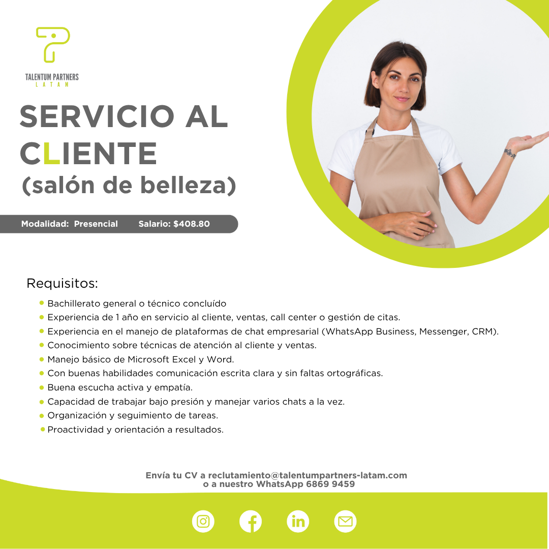 Servicio al cliente