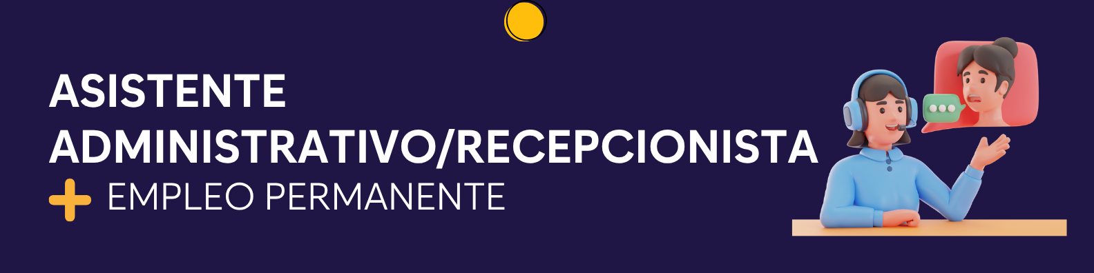 Asistente administrativo/recepcionista