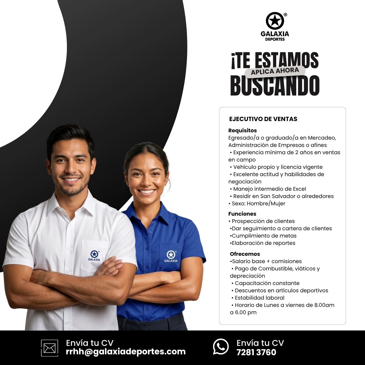 Ejecutivo de venta de articulos deportivos 