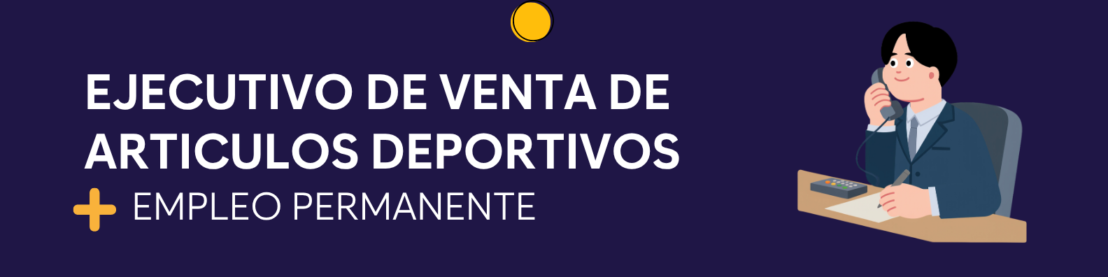 Ejecutivo de venta de articulos deportivos 