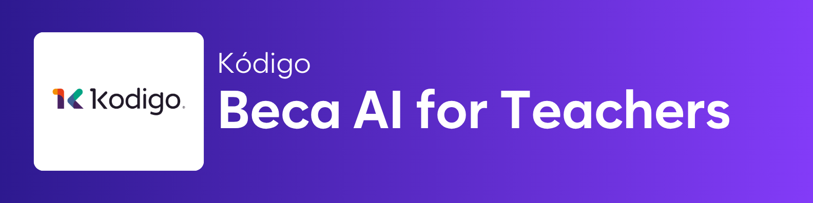 Beca AI for Teachers- Kódigo