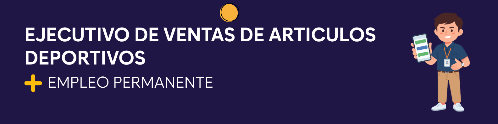 Ejecutivo de ventas de articulos deportivos 